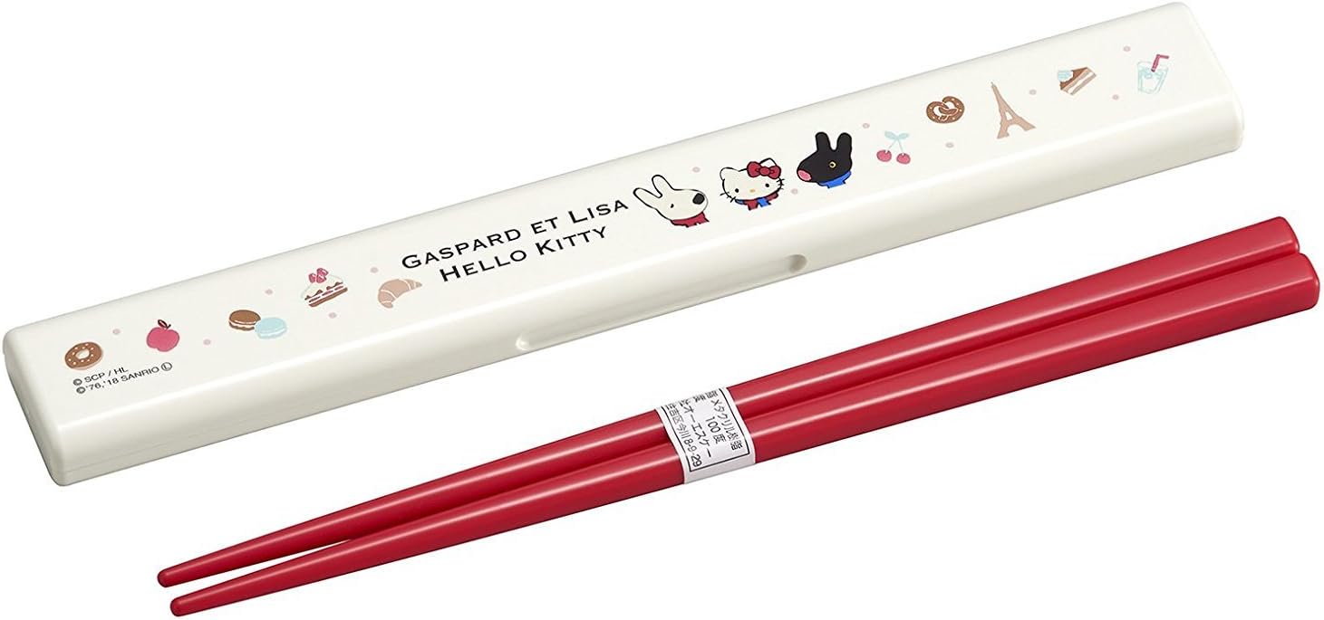 OSK Gaspard and Lisa, Hello Kitty Chopsticks with case HS-12