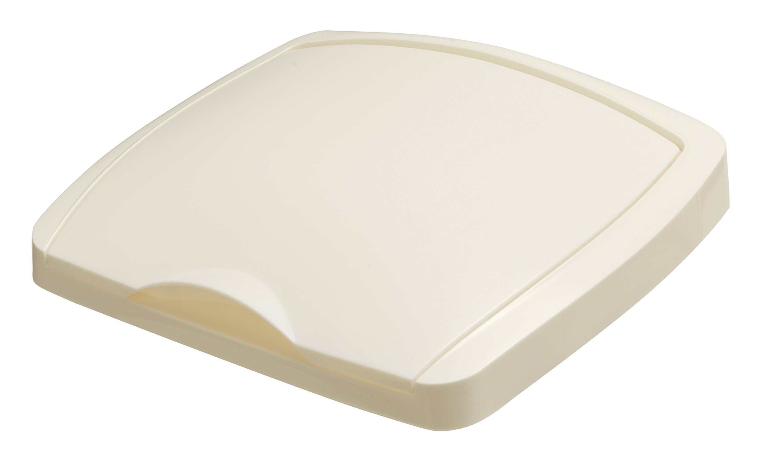 50L Lift Top Bin Lid - Linen-Cream