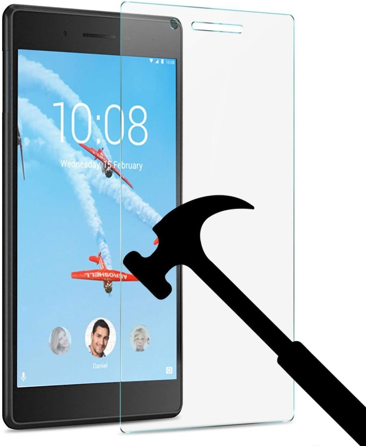 KANICT 6.98inch Tempered Glass Screenguard Protector for Lenovo Tab7 Tb-7504x (Namo E-Tab)