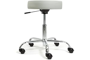 EARTHLITE Pneumatic Massage Salon Drafting Stool - No Leaking (vs. Hydraulic), Adjustable, Rolling, CFC-Free / Medical Spa Fa