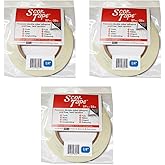 Scor-Tape 1/4" Double-Sided Adhesive Tape, 27 Yards x 3 Rolls, Acid-Free, Ultra-Thin, Perfect for Card Making, Scrapbooking &amp; Paper Crafts, Multi-Pack Value