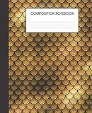 Composition Notebook: Faux Iridescent Mermaid Scales Glam College Ruled Notebook Lined School Journal
