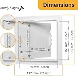 Proxinova Paintable Access Panel 150x150 mm High-Grade ABS Plastic view 2