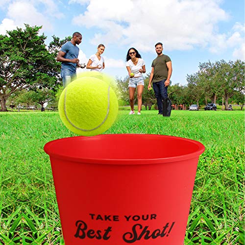 BIGTREE Yard Pong, Outdoor Giant Yard Games Pong Game Set with Durable