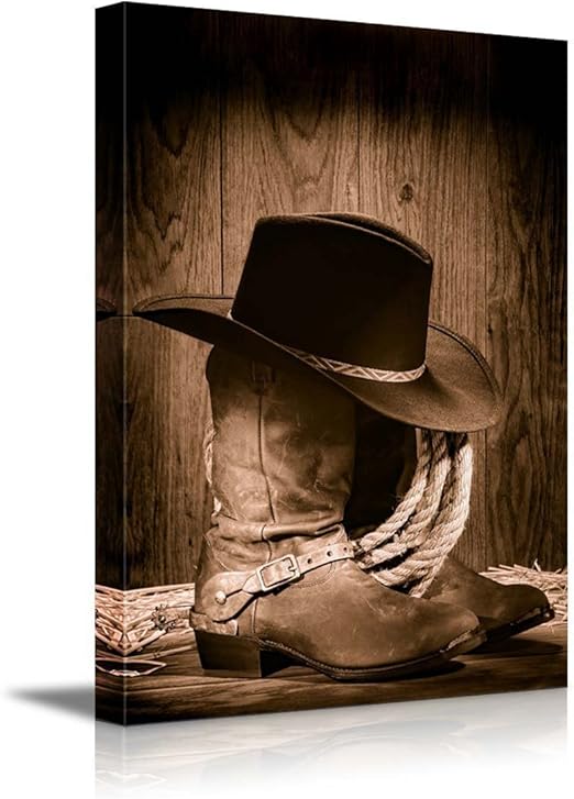 cowboy hat boots