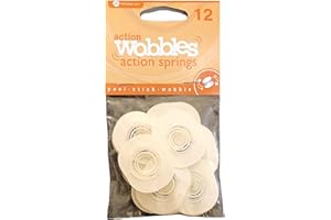 Hampton Art Action Wobbles Standard 12 Pieces, Action Wobbler, Wobble Kit, Wobblers for Card Making, Craft Springs, Wobblers for Cards, Wobble Springs