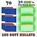 Tactical Vest Kit for Nerf N-Strike Elite Series - GLOW in the DARK ULTRA VALUE PACK! - 100 Bullets - CAMO Vest - Targets - Magazines - Bandana - Gun Holster
