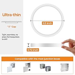 12Pack LED Flush Mount Ceiling Light, Dimmable