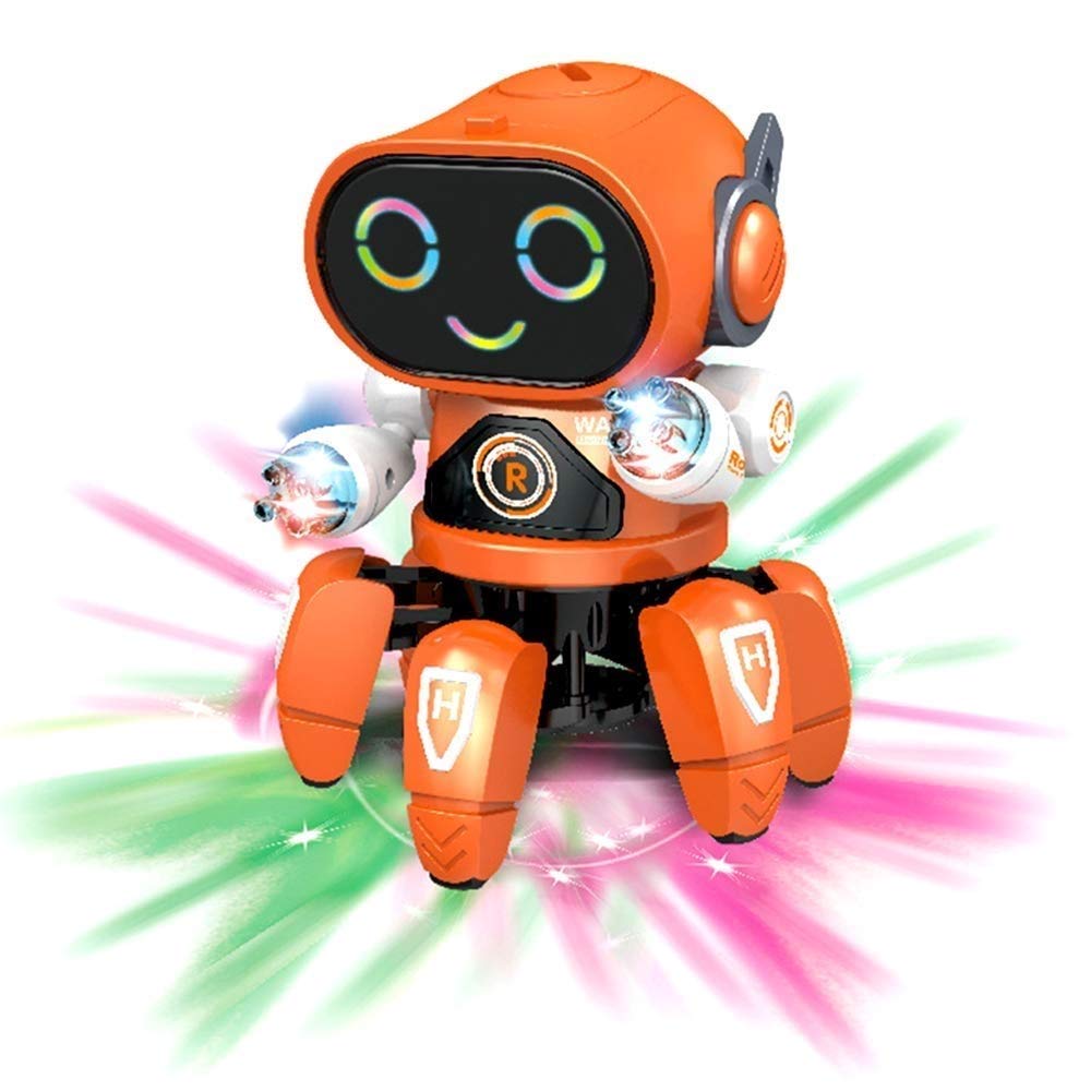 orange robot toy