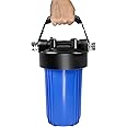 Hansing RV Water Filter System, Anti-Clog Inline Water Filter for 25K Gallons with One-Piece 5-Stage Filtration, Removes Sediments, Chlorine, VOCs, Heavy Metals, Bad Taste, Odor, and More
