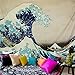 MARTINE MALL Tapestry Wall Hanging - The Great Wave Off Kanagawa by Katsushika Hokusai (59.1