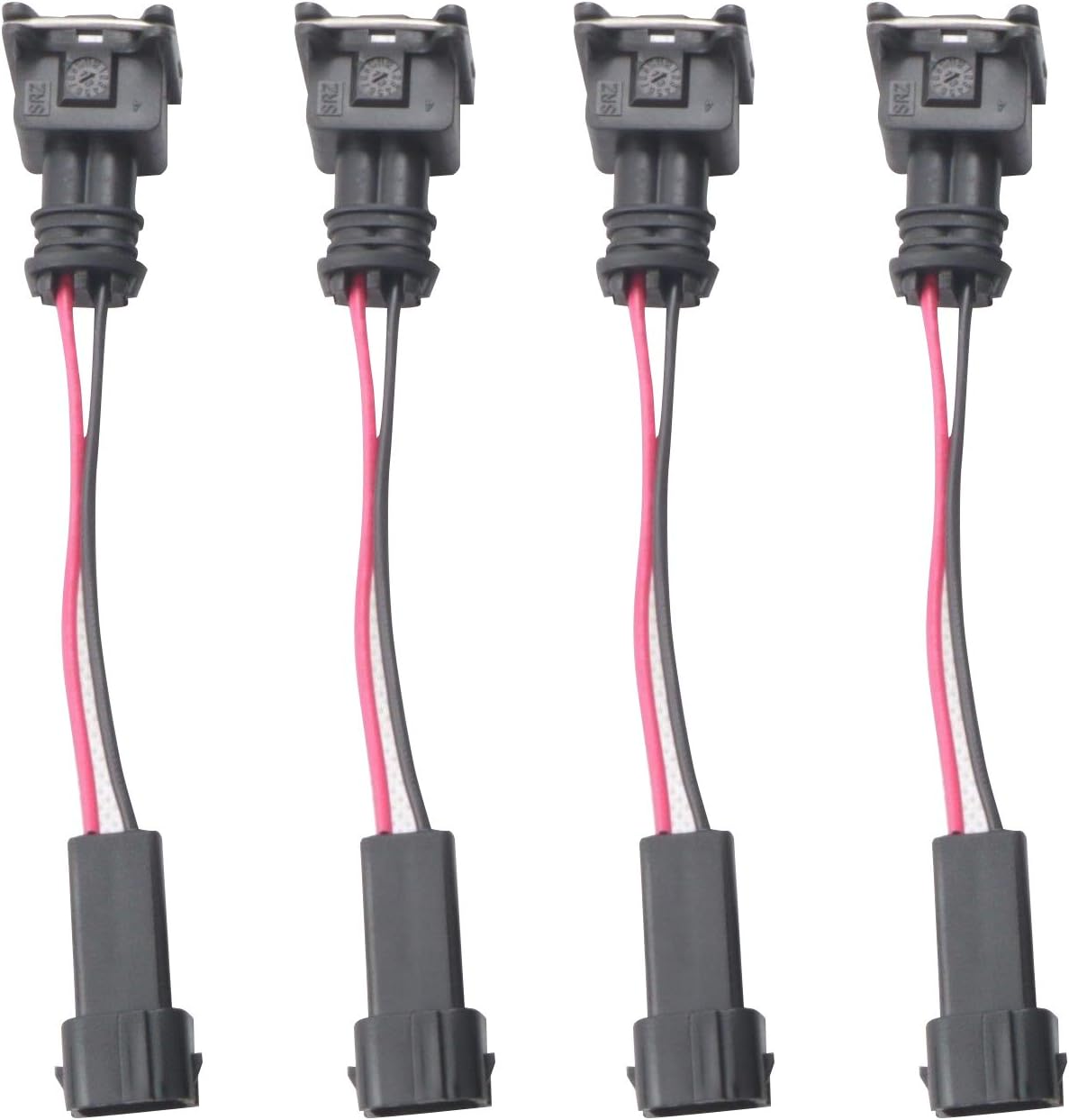 of Set 4 Civic Honda for Harness Conversion Injector Fuel EV1 OBD1 TO