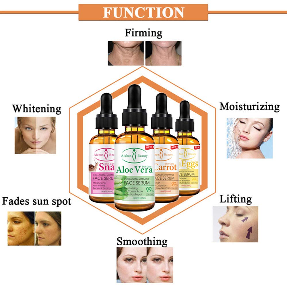 skin care carrot face serum