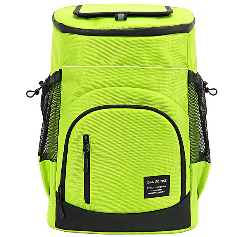 Neloheac 36 Cans Extra Large Backpack Cooler Insulated Leak Proof, 30L Portable Cooler Backpack 12+Hours Outdoor Beach Picnic Camping Lunch Breakfast, Green