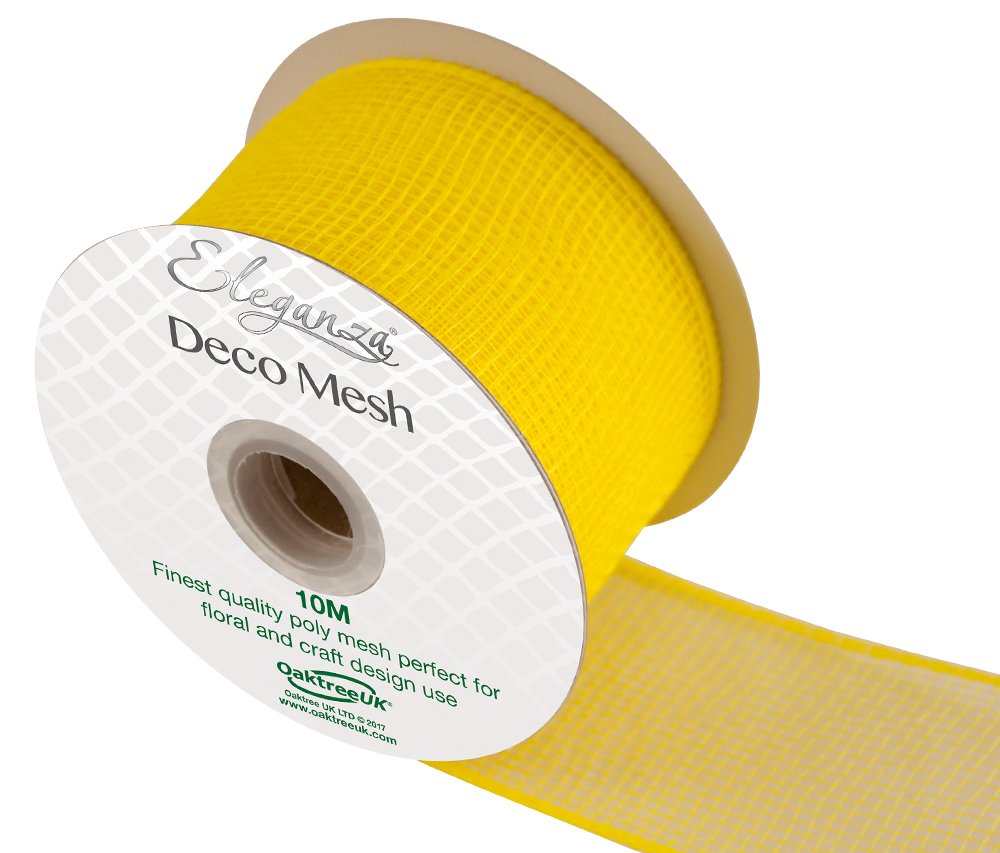 Eleganza DECO Mesh 63mm x 10m No.01, Yellow
