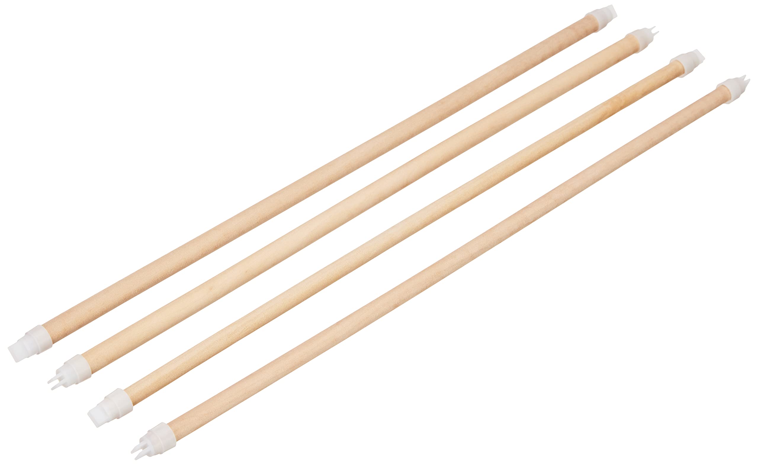 Kerbl Wooden Perches, 4 Pieces, 45 cm, 2 x 10 mm, 2 x 12 mm