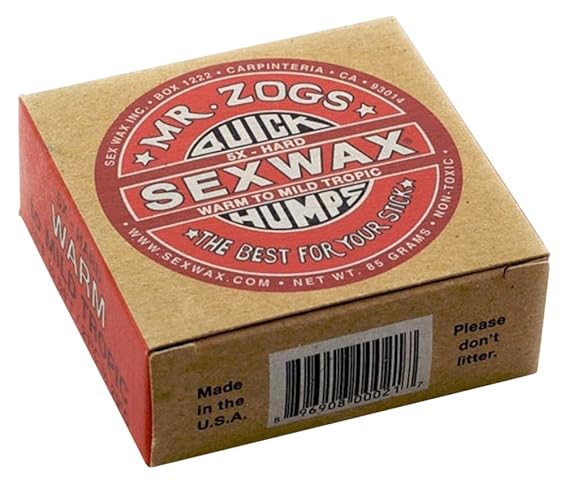 Sex Wax Surf Wax Quick Humps orange Firm Surfwachs