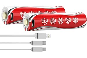 Weekinend 3.7V Rechargeable Batteries, Micro-USB Charging Cable for Flashlights, Headlamps, Doorbells, RC Cars, 2-Pack streamlight Batteries