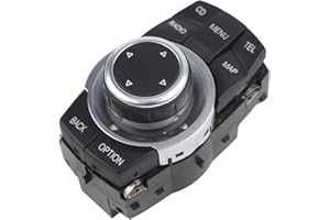 HanOaki Car 4 Pin Media Switch Controller Compatible With For BMW 1 Series E82 3 Series E90 X1 E84 X5 E70 X6 E71 OEM 65829231