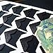 264 PCS Vintage Black Self-Adhesive Acid Free Paper Photo Mounting Stickers Corners for Scrapbooking Album Dairy