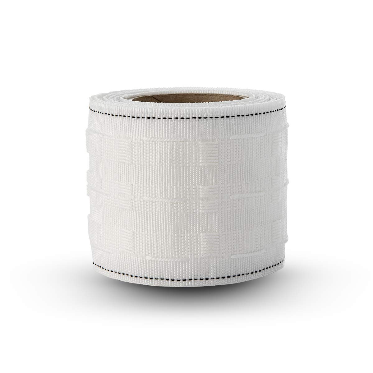 Realm White Pencil Pleat Curtain Header Tape, Detachable Curtain, Sizes 25mm 1 Inch, 50mm 2 Inch, 75mm 3 Inch (75mm / 3 Inch - 5 Metres)