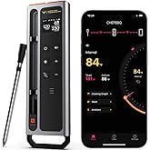 Paneceia Meat Thermometer Digital Wireless, 800FT Long Range Bluetooth Cooking Thermometer, Food Thermometer for Remote Monit