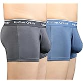 Cerahome Mens Pouch Trunks Separate Big Enhance Underwear Briefs Comfy Mid-Rise Pouch Bikini Brief Boxer Briefs