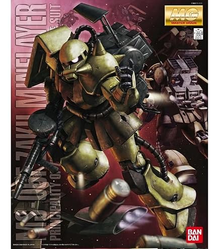 Amazon.com: MG 1/100 MS-06F-2 Zaku II F2 Model Kit : Arts, Crafts