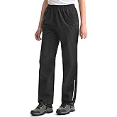 iCreek Women's Rain Pants Waterproof Rain Over Pants Hiking Pants Windproof Lightweight Outdoor for Golf, Fishing