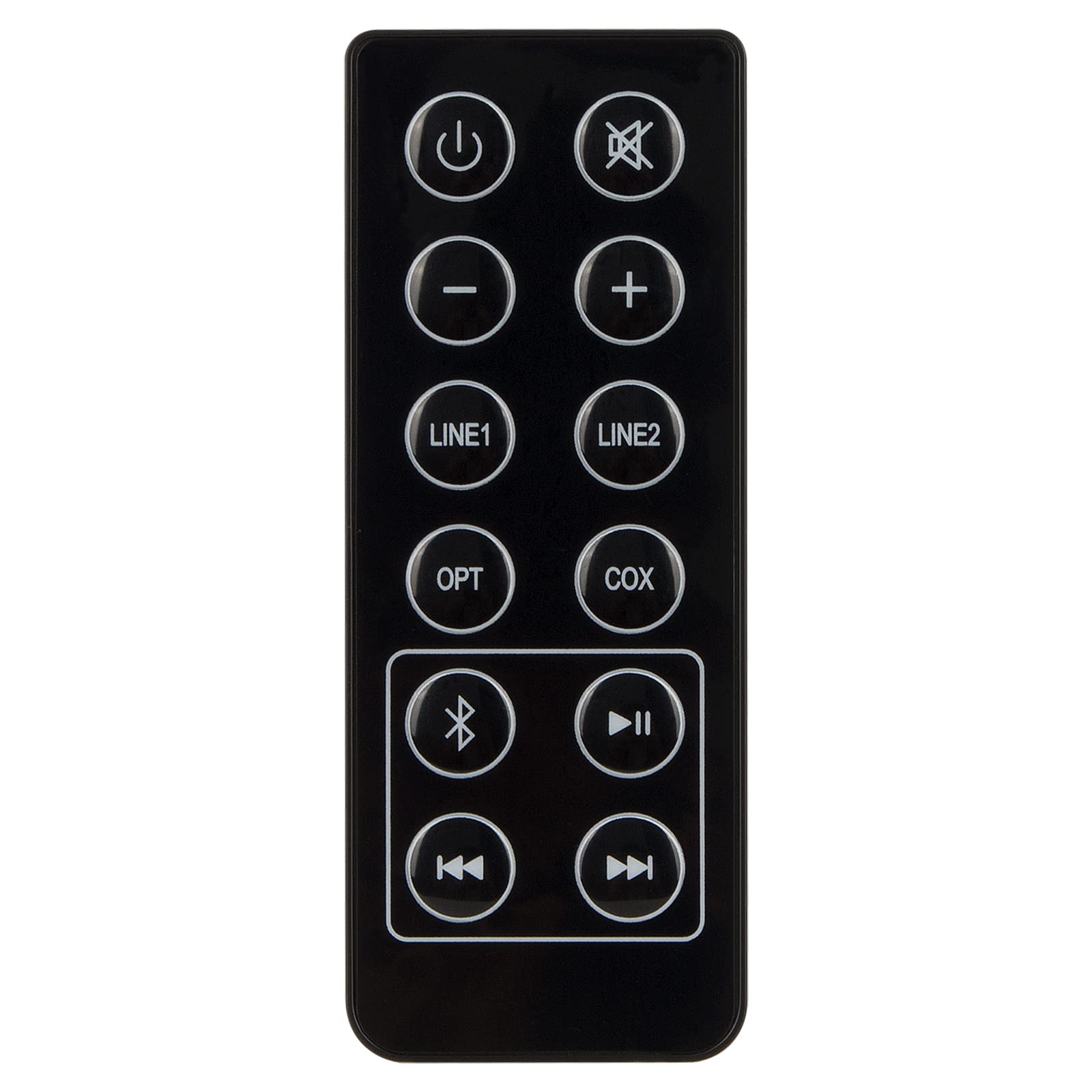 New RC10E Replace Remote Control - R1280DB Bookshelf Speakers Remote Control Replacement fit for EDIFIER RC10E R1280DB Bluetooth Powerful Bookshelf Speakers Remote Controller