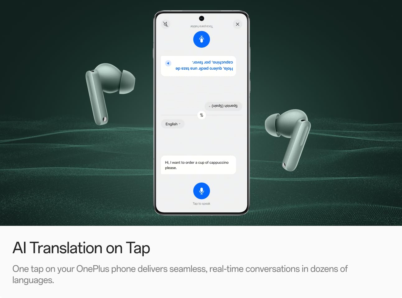 OnePlus Buds 4, Auriculares Inalámbricos Bluetooth, Gris Tormenta, E513A, Auriculares Internos con Cancelación Activa de Ruido