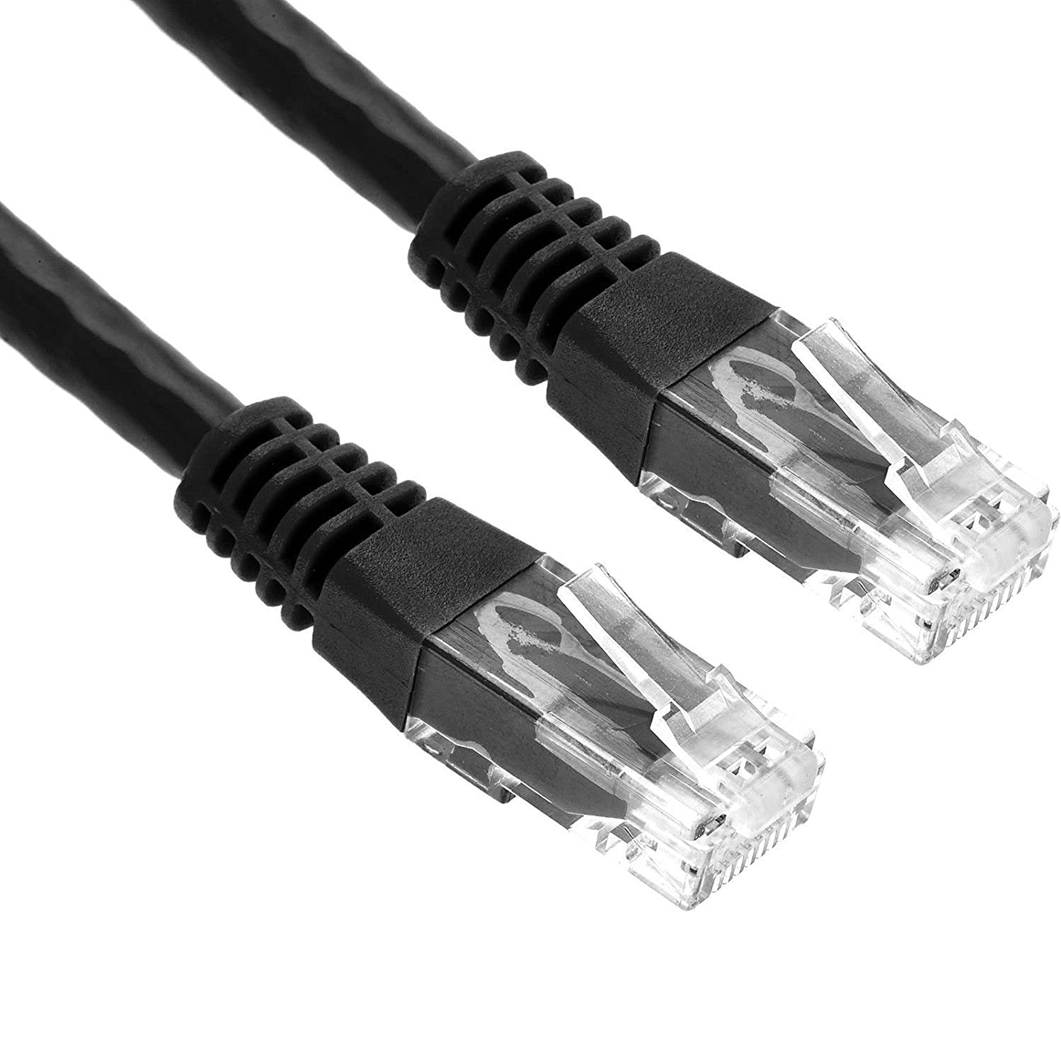 AKORD Gigabit Cat6 Network Ethernet RJ45 UTP Network Cable Lead 3m to 10m/15m/20m/25m/30m metre (30 Metre, Black)
