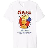 Garfield Aries Zodiac Sign Horoscope Humor Premium T-Shirt