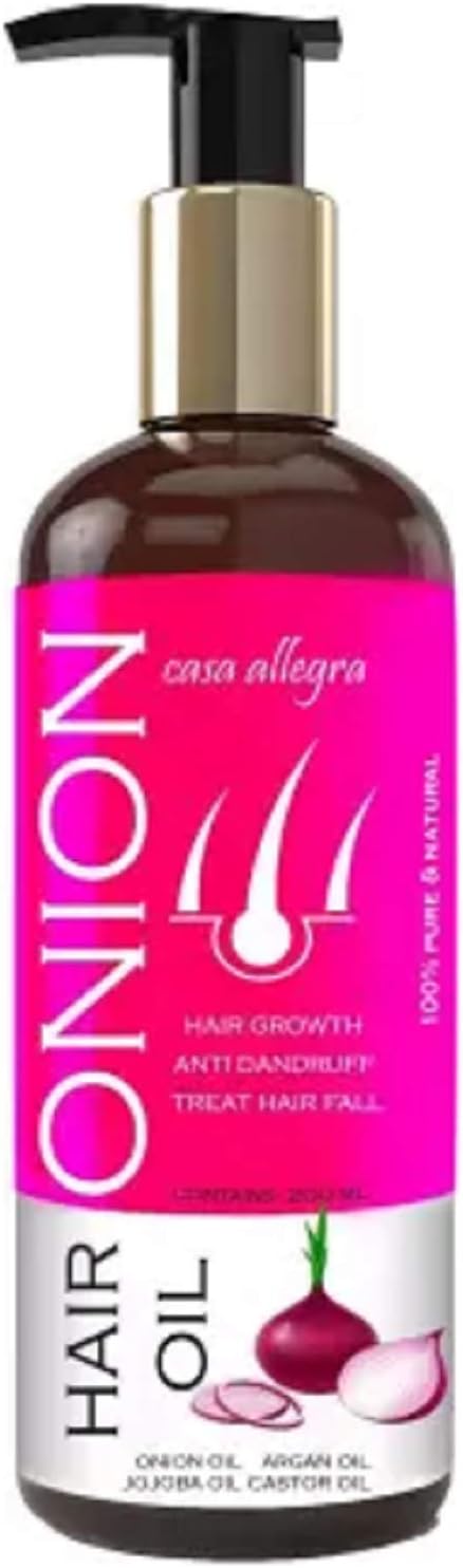 Casa Allegra Onion for Intensive Hair Growth Hair Fall Control Anti Dandruff Hair loss