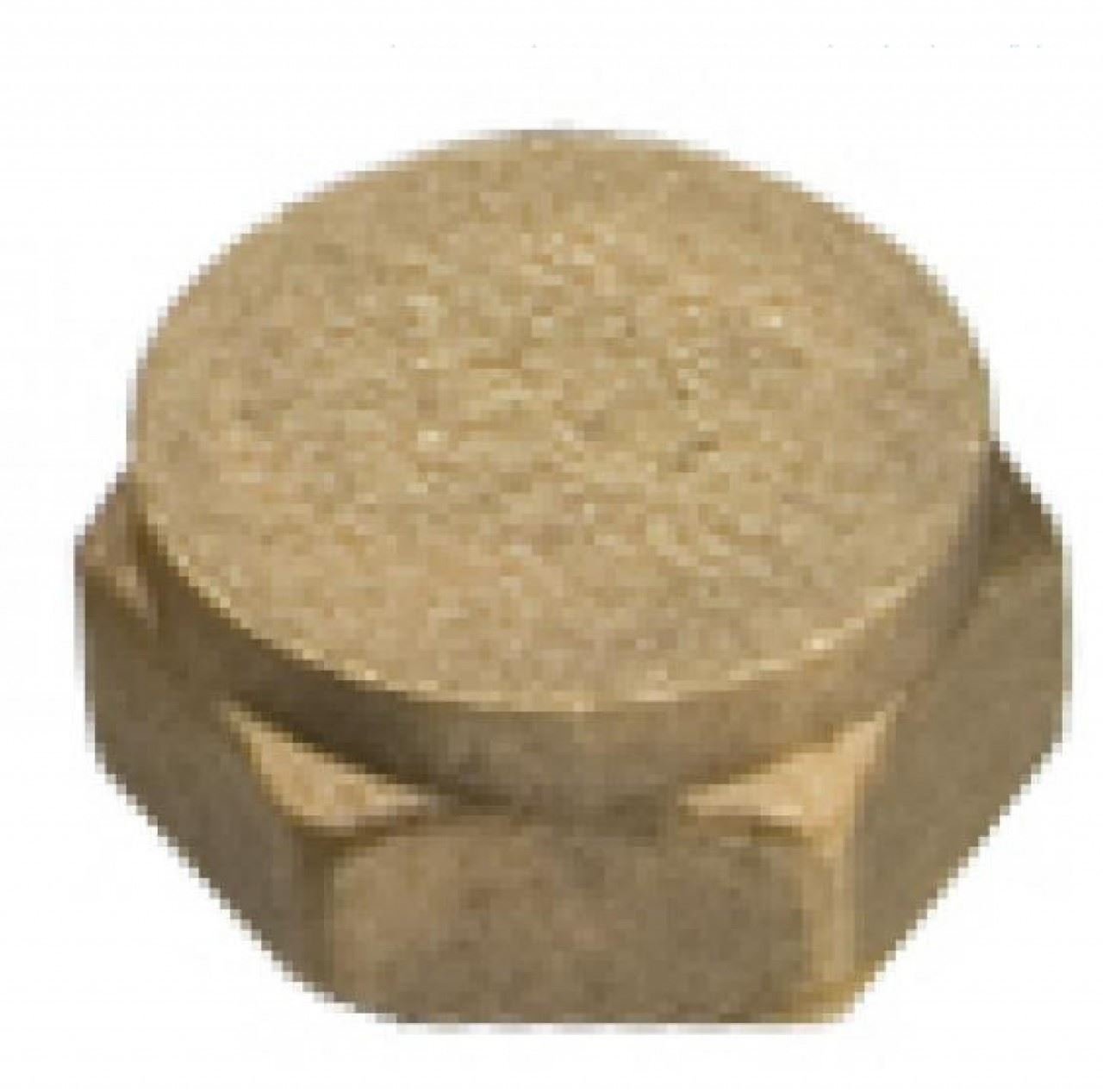 1 1/2" Brass Threaded Cap