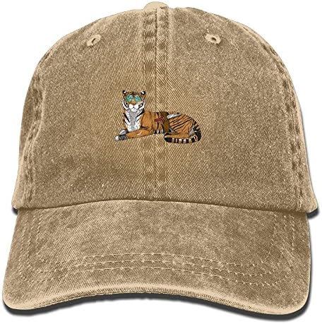 VPausy Blue Eye Tiger Vintage Adjustable Baseball Cap Mom Dad Hat