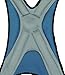 3M DBI-SALA Large ExoFit Full BodyVest-Style Harness With Back D-Ring, Quick Connect Chest And Leg Strap Buckle, Loops For Body Belt And Built-In Comfort Padding