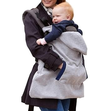 Tukistore Baby windundurchlässige Hoodie Umhang Winter Warm Baby Carrier Winddicht Tragecover Babydecke Baby Rucksack Carrier