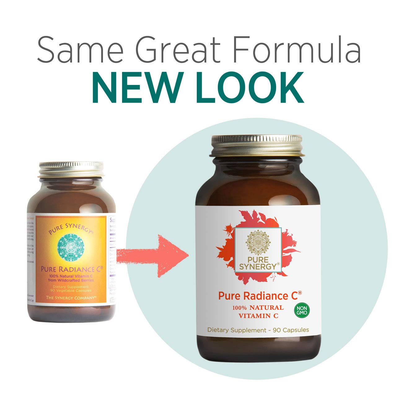PURE SYNERGY Pure Radiance C 90 Capsules Certified Organic Non