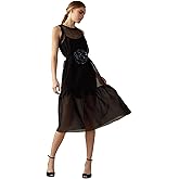 Cynthia Rowley Carrie Organza Midi Dress