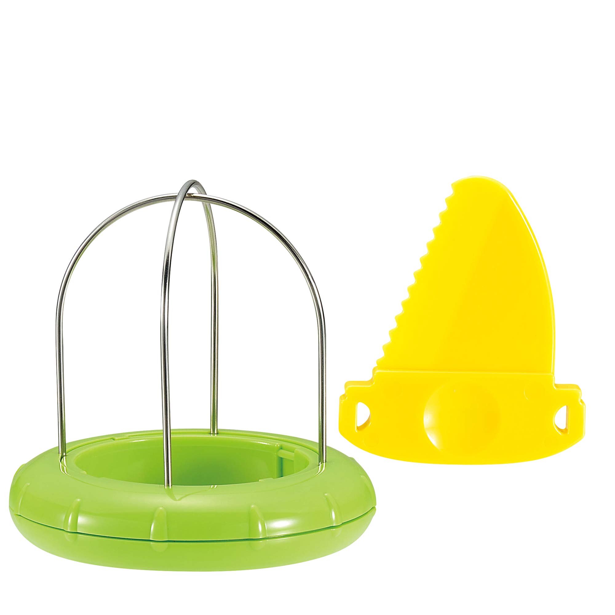 下村工業(Shimomura Kougyou) 日本製 フルベジスマイル キウイ カッター FVS-634 新潟 燕三条製 グリーン、イエロー 71×71×67mm商品画像