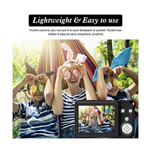 Digitalkamera Fotoapparat Digitalkamera 30 MP 1080P Kompaktkamera 8X Digital Zoom-Minikamera 2,7-Zoll-LCD… – Bild 7