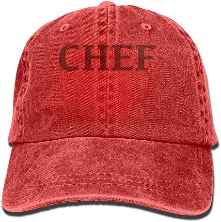 MISSNA Unisex Chef Cotton Baseball Cap Vintage Snap Cap Hats Adjustable