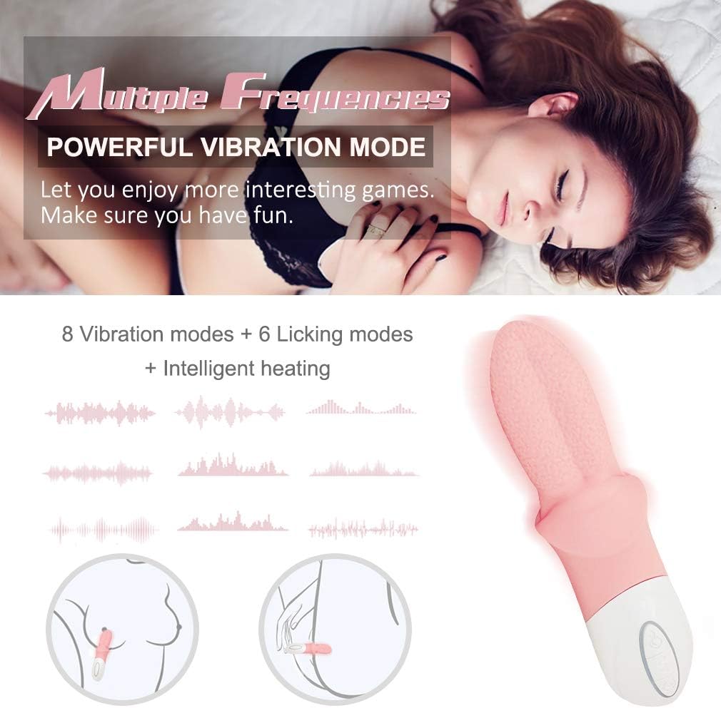 Powerful Vibrate Sucking Oral Tongue Simulator, 10 Speed Clitorial Sucking Toy for Women Adullt Toys with Multi Vibration - Medical Silicone,USB Rechargeable Toys