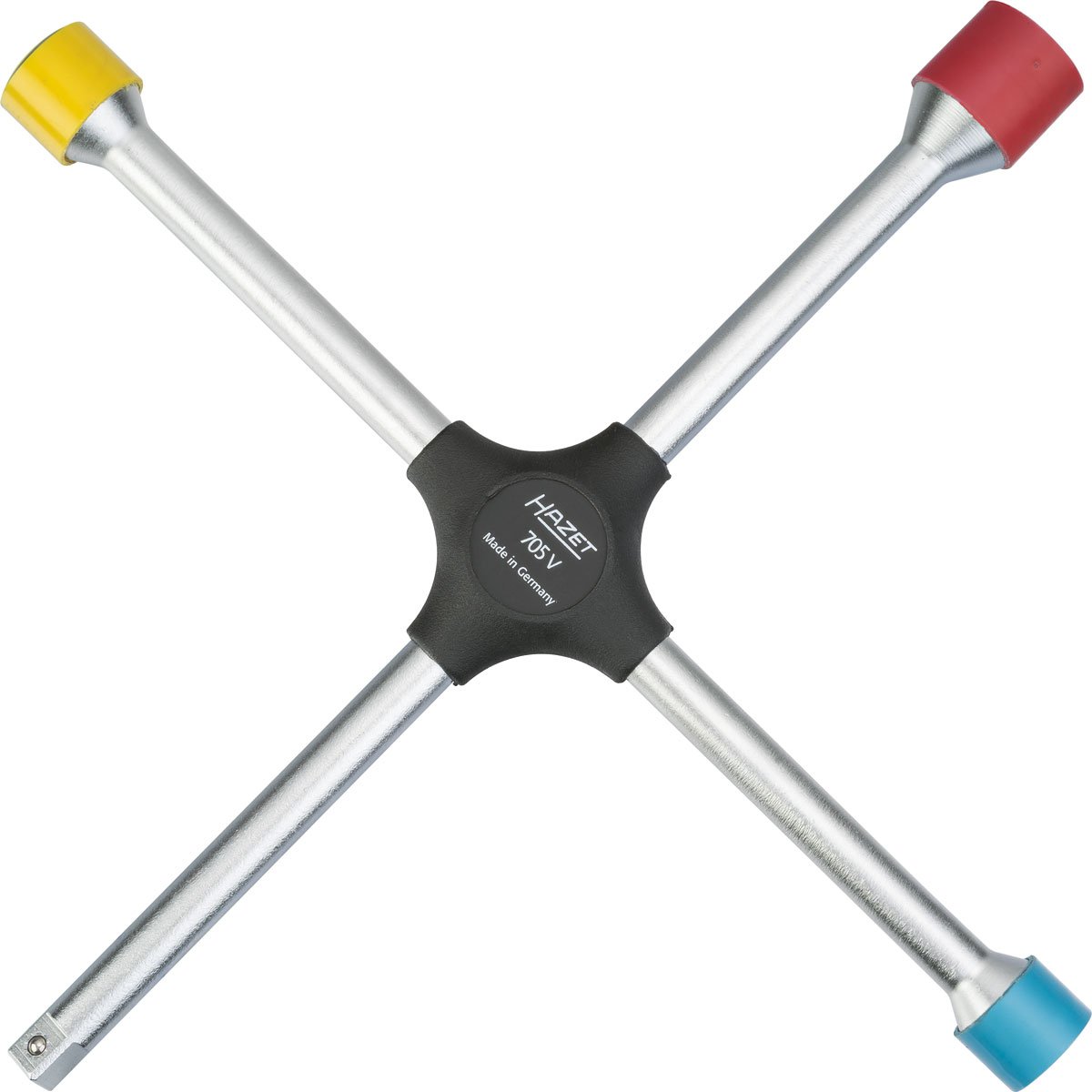 Hazet 705V 380 mm Hexagon Profile 4 Way Rim Wrench - Chrome-Plated