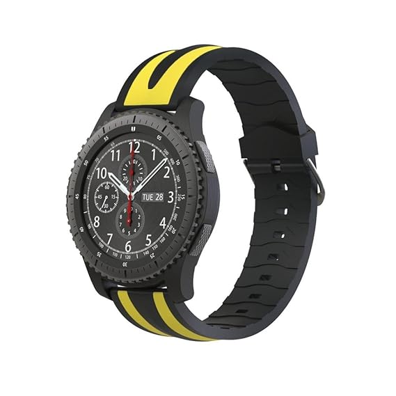 Magiyard Correa para Samsung Gear S3 Frontier, Lanzamiento Deporte Correa de Silicona