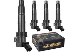 LCWRGS Set of 4 Ignition Coil Pack Fit for 2.4 2.0 L4 2009 2010 2011 2012 2013 2014 2015 2016 Kia Sorento Forte Optima Sportage Hyundai Sonata Santa Fe Genesis Coupe Replaces UF611 C1667 C1669
