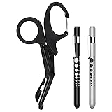 GRICARE 3-Pack Trauma Shears and Pen Light for