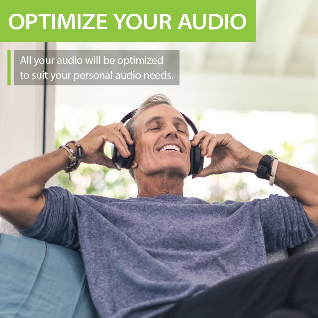 Avantree Oasis Plus & Aria Me: aptX Low Latency & HD Bluetooth Transmitter for TV & Wireless Headphones Personalized Sound w/App, Noise Cancelling, Charging Stand, aptX HD Low Latency