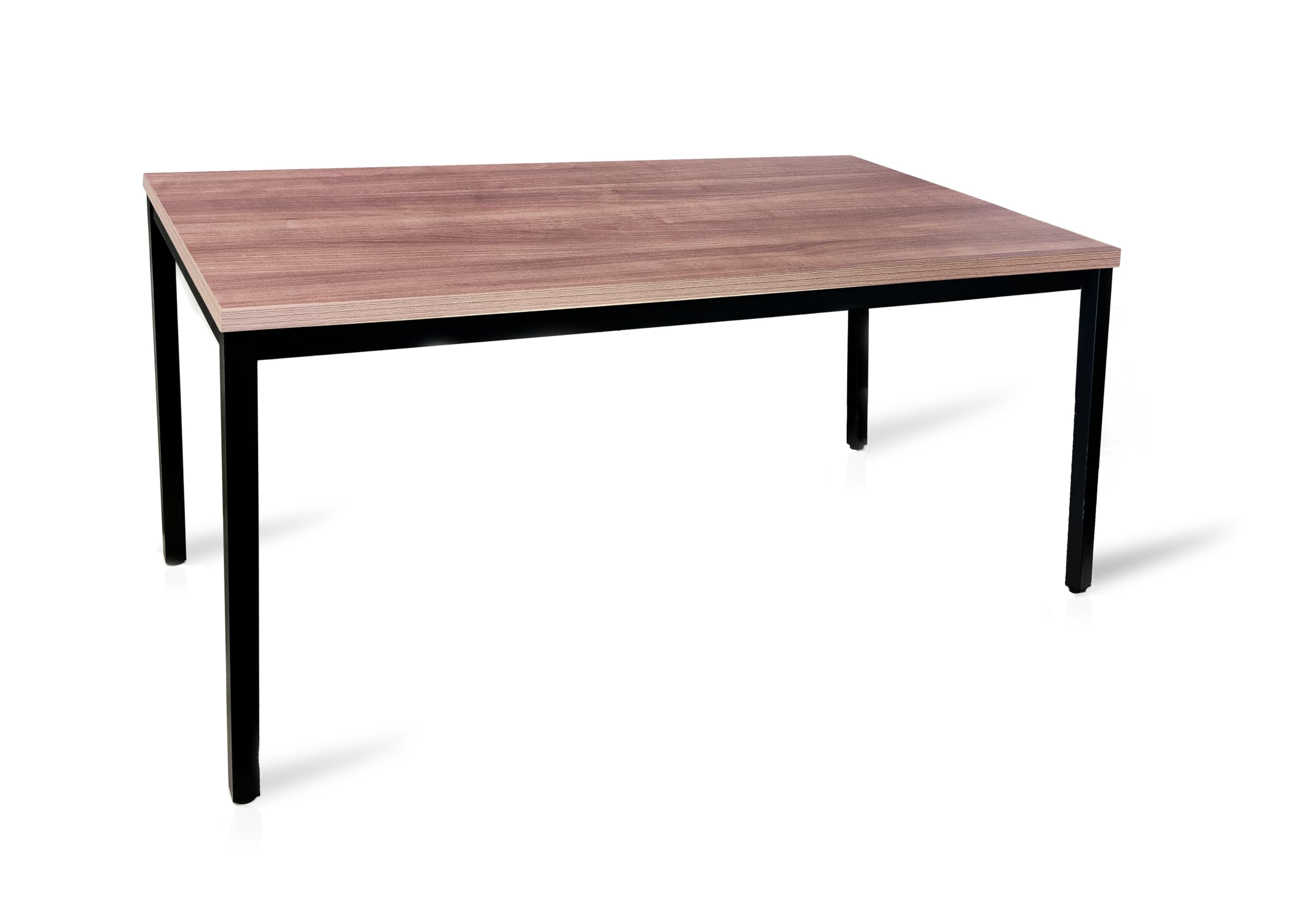 Photo 1 of A AIRLLEN 72 Inch Large Computer Desk, 500 lbs Heavy Duty Extra Wide Office Desk with MDF Honeycomb Top, 72x36 Executive Writing Table with Thick Square Steel Frame, 15-Min Assembly, Walnut